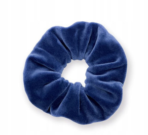 Gumka Frotka Do Włosów Scrunchies Welur Granat