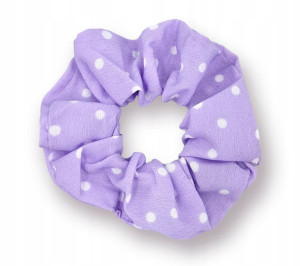 Gumka Do Włosów Frotka Scrunchie Lila