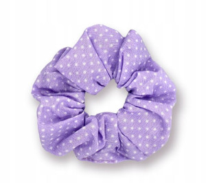Gumka Do Włosów Frotka Scrunchie Lila