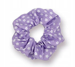 Gumka Do Włosów Frotka Scrunchie Lila