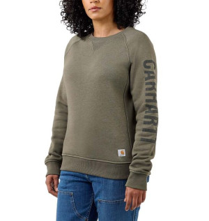 Bluza Carhartt Clarksburg Graphic Crewneck Sweatshirt BASIL HEATHER