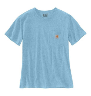Koszulka Carhartt Heavyweight Pocket Loose Fit POWDER BLUE NEP