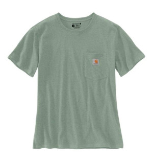 Koszulka Carhartt Heavyweight Pocket Loose Fit JADE HEATHER