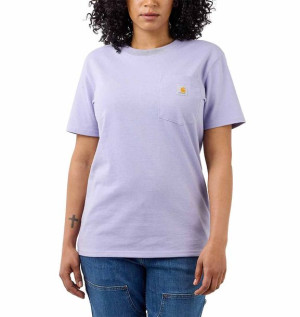 Koszulka Carhartt Heavyweight Pocket Loose SOFT LAVENDER HEATHER