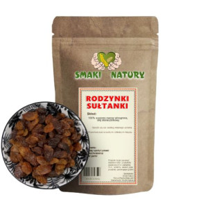 Rodzynki Sułtańskie Premium 500g Słodkie Sułtanki