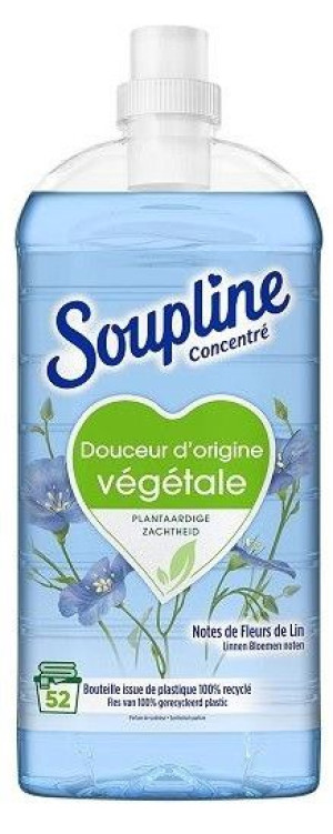 Soupline Vege Fleurs de Lin 52 prań 1,3L płyn do płukania