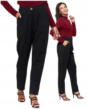 Spodnie Damskie Czarne Eleganckie MORAJ - XS/S