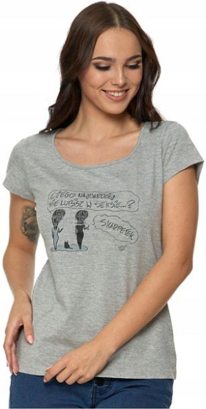 T-Shirt Koszulka Damska Bawełna MORAJ - S