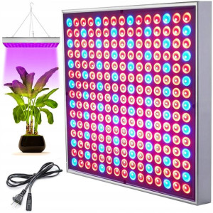 LAMPA 225LED do uprawy wzrostu ROŚLIN panel 45W