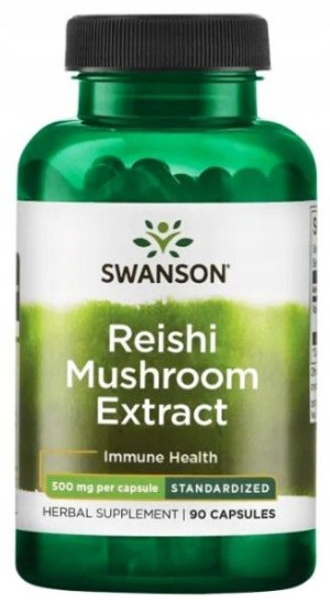 Swanson Reishi Mushroom 90k. Ganoderma Odporność