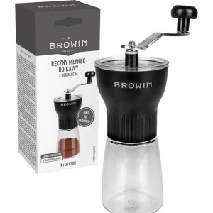 BROWIN - Ręczny młynek do kawy z regulacją - 320500
