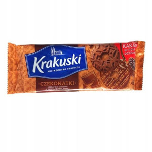 Krakuski Czekonatki Kakaowe W Czekoladzie 165g