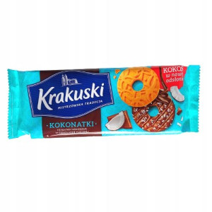 Krakuski Kokonatki Kokosowe W Czekoladzie 174g