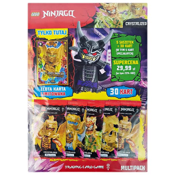 Karty LEGO Ninjago Seria 8 Crystalized - 30 SZT + LE3