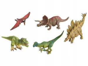 Playtive Figurki zwierząt do zabawy DINOZAURY 5szt