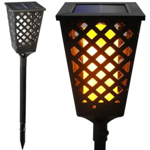 Lampa Solarna Latarnia Pochodnia Wbijana Ogródowa