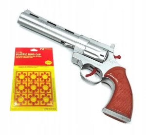 Pistolet Na Spłonkę Hukowy Zestaw Kapiszony Gratis