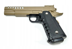 PISTOLET METALOWY V36 Wiatrówka KULKI 6mm COYOTE