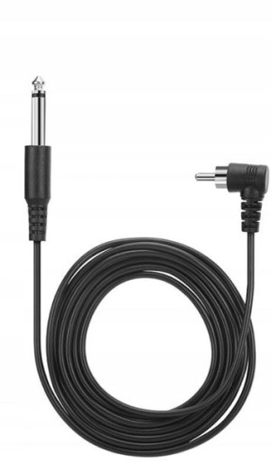 Kabel RCA Silikonowy przyłącze clipcord tatuażu XA