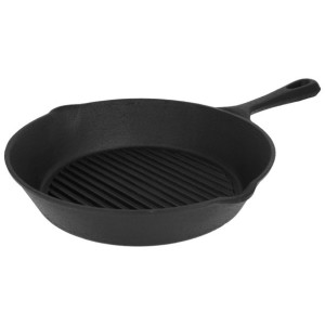 Patelnia Żeliwna Grillowa 26x26x6 Cm Indukcja Ognisko 2653