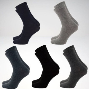 5xskarpety Męskie Bambusowe Mix43-46