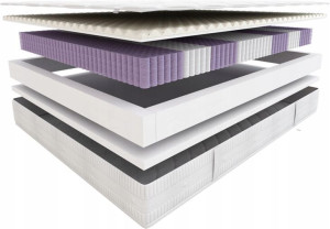 HILDING Materac Flamenco Velvet 120x200 Sprężynowy