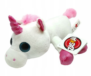 MASKOTKA JEDNOROŻEC White SWEET UNICORN Pony 28 cm