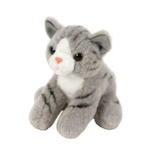 Maskotka KOT SZARY Siedzący Kotek Beppe Zoo 13 cm