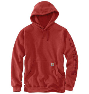 Bluza Carhartt Midweight Logo Sleeve CHILI PEPPER HEATHER