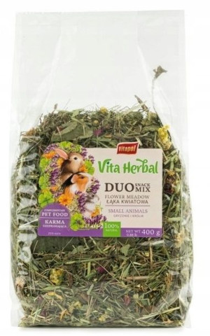 Vita Herbal Duo Snack łąka kwiatowa gryzoń królik