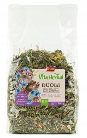 Vita Herbal Duo Snack łąka ziołowa dla szynszyli