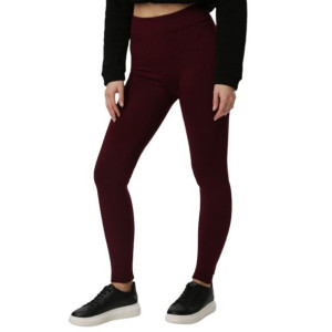 Getry Ocieplane Bezszwowe Damskie Bordowy 3xl/4xl