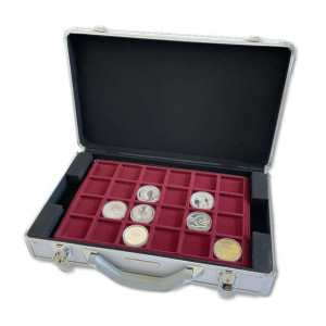 Kuferek aluminiowy na monety 1 oz bulionowe