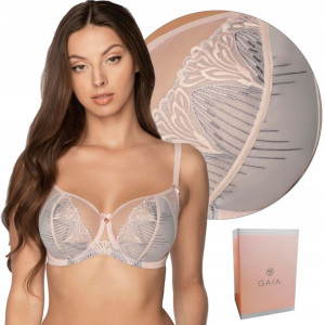 Miękki biustonosz GAIA 1187 LORETTA różowy, 75G