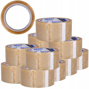 Taśma Pakowa Smart 48/66y Solvent Kauczuk 12 Szt