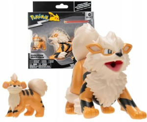 Pokemon 3 Pack Figurki Deluxe Ewolucja Growlithe