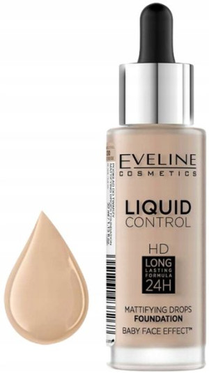 EVELINE Liquid Control HD PODKŁAD 020 Rose Beige