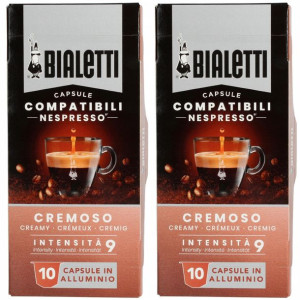 BIALETTI Nespresso Compatibili Cremoso 2x 10 szt