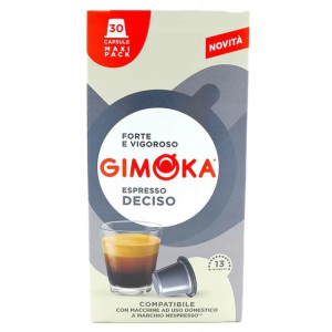 Kapsułki ekspresu Nespresso GIMOKA Deciso 30 sztuk