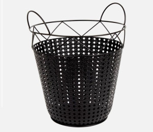 Koszyk Kosz Z Uchwytami Metalowy 27cm Do Domu Mieszkania Ogrodu Na Prezent