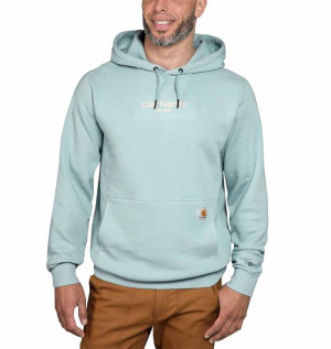 Bluza Carhartt Force Lightweight Logo BLUE SURF