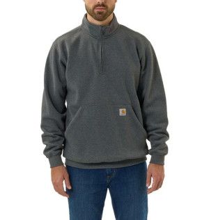 Bluza Carhartt Quarter Zip Midweight Mock Neck CARBON HEATHER