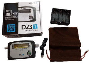 Miernik do ustawiania anten naziemnych DVB-T2/T 4k