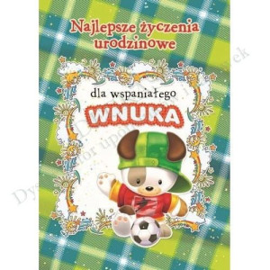 Karnet - Najlepsze Życzenia Urodzinowe Dla Wspaniałego Wnuka