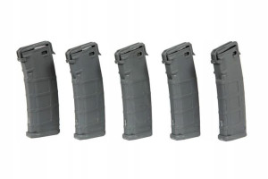 Zestaw 5 magazynków mid-cap typu PMAG M4/M16