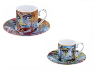 Kpl. 2 filiżanek espresso - Loui Jover (CARMANI)