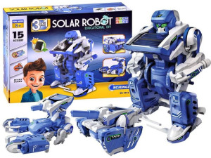 Klocki Solarny Robot - Edukacyjny Zestaw 3w1