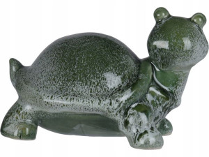 Porcelanowa Figurka ogrodowa 14x20x13,5 cm - ŻÓŁW