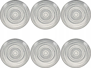 Ceramiczne talerze Obiadowe Płytkie 27 cm - 6 szt