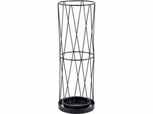 CEDRIC Stojak na parasole Parasolnik 15x45cm BLACK